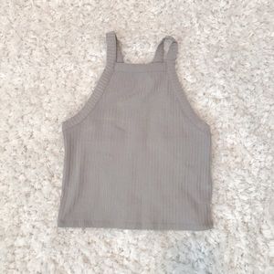 tan crop top
